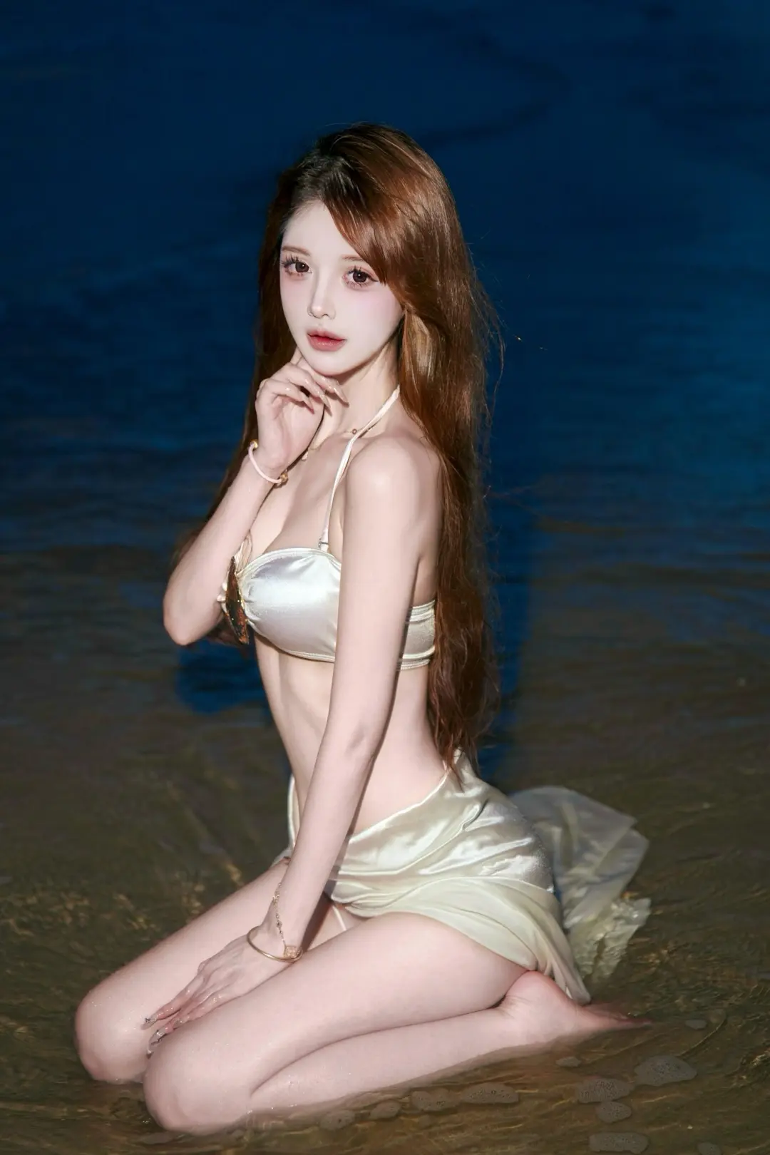 美女海边比基尼写真